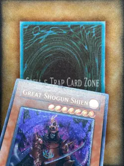 Yugioh Great Shogun Shien STON-EN013 Ultimate Rare 1st Ed LP - Image 2