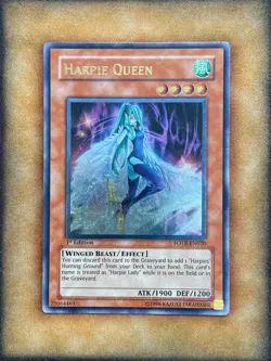Yugioh Harpie Queen FOTB-EN020 Ultimate Rare 1st Ed NM - Image 1