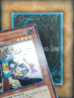Yugioh Gravekeeper's Commandant FOTB-EN015 Ultimate Rare 1st Ed LP - Image 2