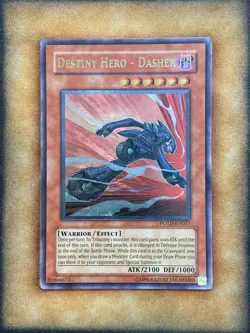 Yugioh Destiny Hero - Dasher POTD-EN017 Ultimate Rare LP - Image 1