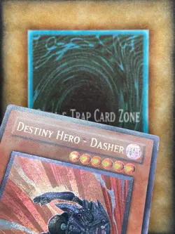 Yugioh Destiny Hero - Dasher POTD-EN017 Ultimate Rare LP - Image 2