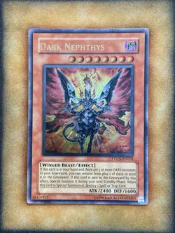 Yugioh Dark Nephthys PTDN-EN018 Ultimate Rare NM - Image 1