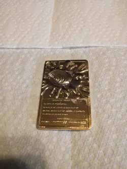 Pokemon 1999 23k Gold Plated Trading Card Burger King Promo #61 Poliwhirl - Image 2