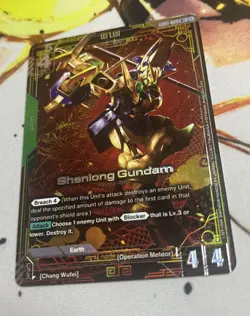 Gundam Card Game Shenlong Gundam (R+) GD01-029 Newtype Rising Mint Alt Art TCG - Image 1