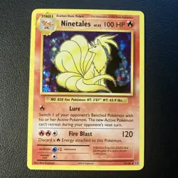 Ninetales 15/108 Holo Rare XY Evolutions Pokemon Card - NM Near Mint - Image 1