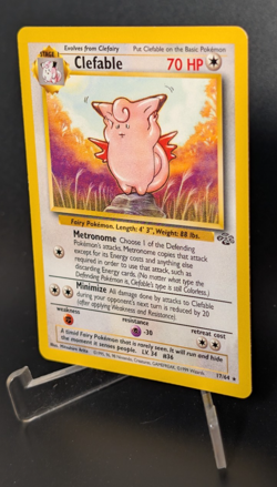 Clefable - Jungle Non-Holo Rare 17/64 - Pokemon TCG (Vintage WoTC) - LP - Image 3