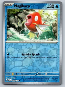 Magikarp 129/165 Common 151 Pokemon Reverse Holo Near Mint - Image 1