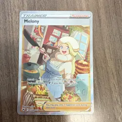 Pokemon Melony Ultra Rare Full Art Trainer Holo GG64/GG70 Crown Zenith Galarian - Image 1
