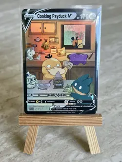Pokemon Non TCG Cooking Psyduck V *Fan Art* Holo (English) - NM - Image 1