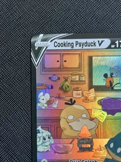Pokemon Non TCG Cooking Psyduck V *Fan Art* Holo (English) - NM - Image 3