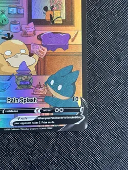 Pokemon Non TCG Cooking Psyduck V *Fan Art* Holo (English) - NM - Image 5
