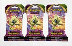 POKEMON SWORD & SHIELD SWSH04 VIVID VOLTAGE 3X SLEEVED BOOSTERS RANDOM ART 😺 - Image 1