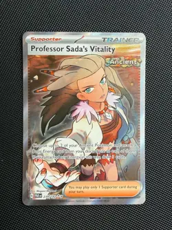 Pokemon Professor Sada's Vitality F/A Ultra Rare 239 - 2023 Paradox Rift LP - Image 1