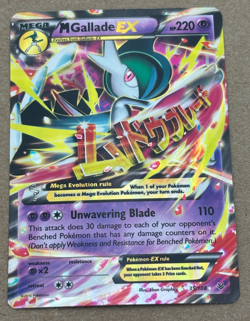 M Gallade EX 35/108 Holo EX Rare Roaring Skies Pokemon - Image 1