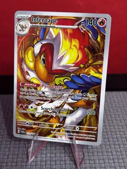Infernape 173/167 TWN Twilight Masquerade Illustration Rare NM Pokemon - Image 1