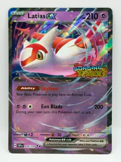 Latias ex 076/191 Surging Sparks STAMPED Box Promo Pokemon Near Mint - Image 1