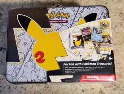 Pokemon 25th Anniversary Celebrations Treasure Chest Lunchbox Tin Factory SEALED - Image 1