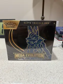 Pokemon TCG Mega Evolution Elite Trainer Box ETB Lucario with Protector - Image 2
