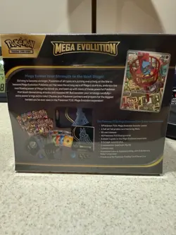 Pokemon TCG Mega Evolution Elite Trainer Box ETB Lucario with Protector - Image 3