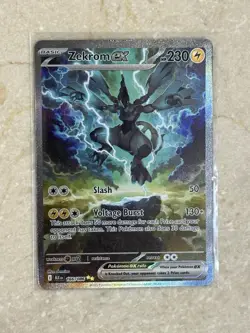 Pokemon Zekrom EX SAR 166/086 SV11B Black Bolt English - Image 1