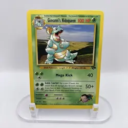 Giovanni's Nidoqueen 23/132 Gym Challenge LP/MP+ Rare WOTC Pokemon TCG Vintage - Image 1