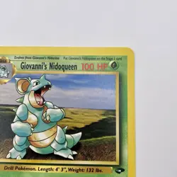 Giovanni's Nidoqueen 23/132 Gym Challenge LP/MP+ Rare WOTC Pokemon TCG Vintage - Image 4