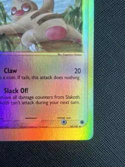 Pokemon TCG Slakoth 45/109 EX Ruby & Sapphire Rev. Holo Uncommon (English) - LP - Image 5
