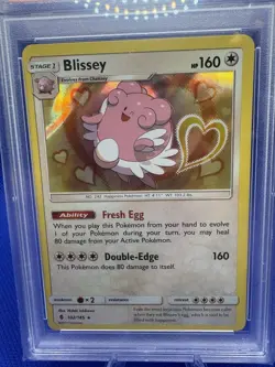 2017 POKEMON SUN & MOON GUARDIANS RISING #102 BLISSEY-HOLO GUARDIANS RISING - Image 2