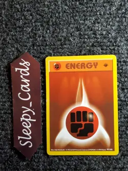 Fighting Energy 97/102 1st Edition Base Set Shadowless 1999 Pokemon NM - Image 1