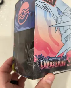 Pokemon TCG Chaos Rising Pokemon Center ETB Elite Trainer Box - Minor Tear - Image 2