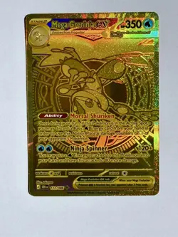 Pokemon TCG Mega Greninja EX 122/086 Chaos Rising Mega Hyper Rare NM English - Image 2