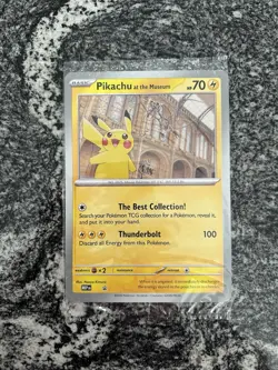 Pokemon Natural History Museum London Pikachu At The Museum Jumbo Sealed IN USA - Image 1