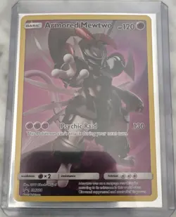 Pokemon TCG Armored Mewtwo SM228 Sm Promo Holo EN 120 HP Basic (2019) - Image 1