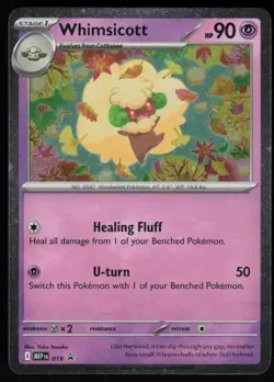 Whimsicott (Cosmos Holo) 019 Holo Promo ME: Mega Evolution Promo Pokemon NM - Image 1