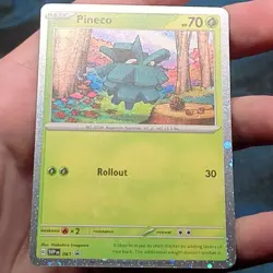 Pineco 061 Black Star Promo Cosmos Holo Pokemon Scarlet & Violet - Image 2