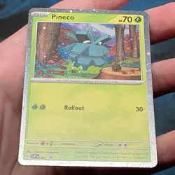 Pineco 061 Black Star Promo Cosmos Holo Pokemon Scarlet & Violet - Image 3