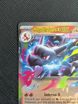Pokemon TCG Mega Charizard X EX 013/094 Phantasmal Flames Holo (English) - NM - Image 3