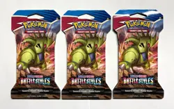 POKEMON SWORD & SHIELD SWSH05 BATTLE STYLES 3X SLEEVED BOOSTERS RANDOM ART 🐉 - Image 1