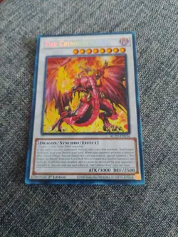 The Crimson King BLZD-EN036 Secret 1st Edition NM Yugioh Blazing Dominion - Image 1