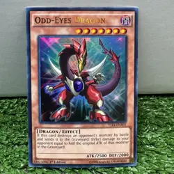 Odd-Eyes Dragon YS14-ENA01 Ultra Rare 1st Edition Yu-Gi-Oh! LP - Image 1