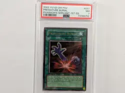 2002 YU-GI-OH! PSV-037 Premature Burial 1st Edition PSA 7 - Image 1