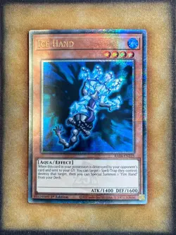 Yugioh Ice Hand RA04-EN225 Quarter Century Rare 1st Ed NM - Image 1