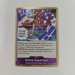 One Piece Trading Cards Divine Departure R Carrying On His Will OP13-076 NM - Image 1