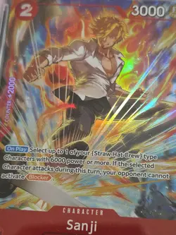 2025 One Piece ST21 English #003 SANJI Alt Art PSA 10 - Image 4