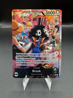 One Piece TCG Brook Alt Art Leader OP15-022 Adventure on Kami’s Island English - Image 1