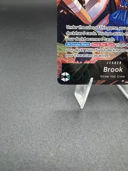 One Piece TCG Brook Alt Art Leader OP15-022 Adventure on Kami’s Island English - Image 4