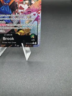 One Piece TCG Brook Alt Art Leader OP15-022 Adventure on Kami’s Island English - Image 5