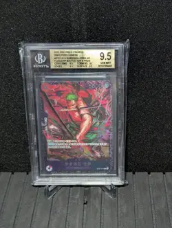 One Piece Roronoa Zoro ST21-015 Flagship Battle 2025 Top 8 Chinese BGS 9.5 - Image 1