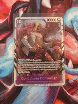 One Piece TCG - Donquixote Doflamingo OP14-069 SR Foil - The Azure Sea's Seven - Image 1