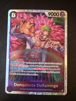 Donquixote Doflamingo OP10-071 English SR Royal Blood One Piece TCG - Image 1